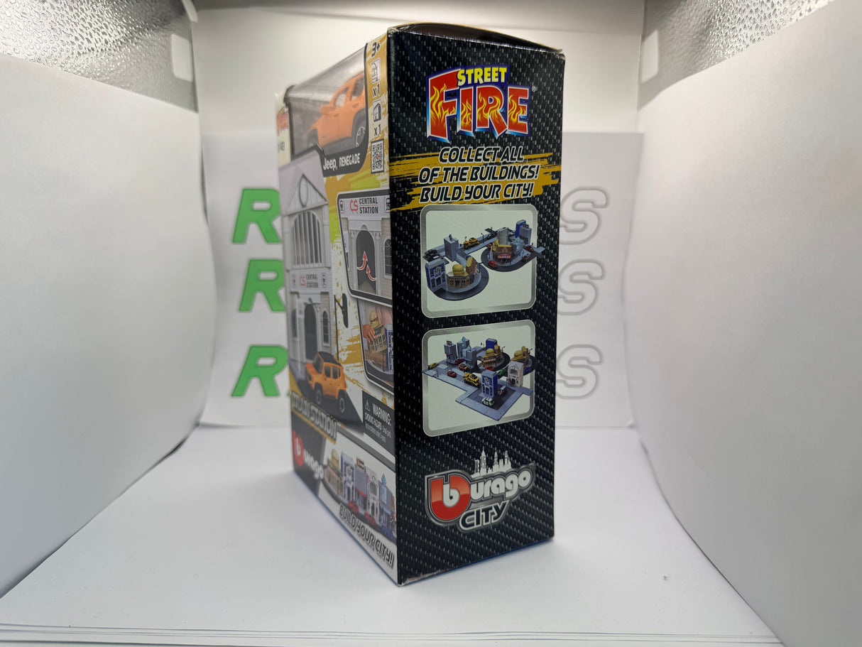 SET Jeep Renegade Burago build your city 1/43 Arancione