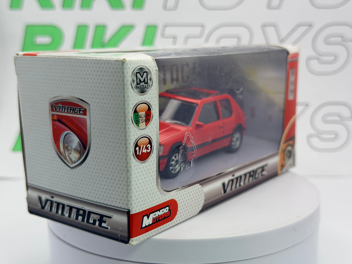 Peugeot 205 GTI Mondo Motors 1/43 Rosso 1985