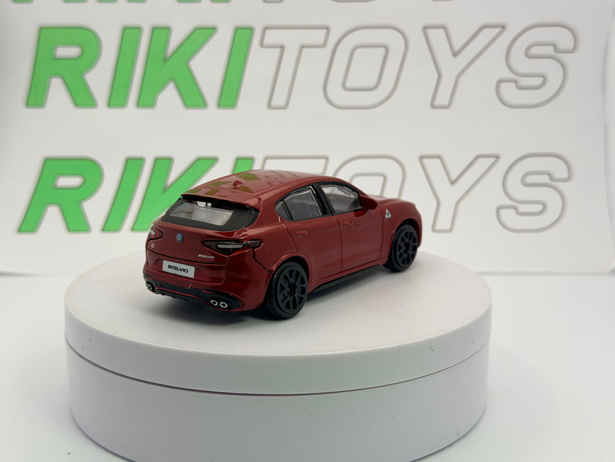 Alfa Romeo Stelvio Burago 1/43 Rosso metallizzato