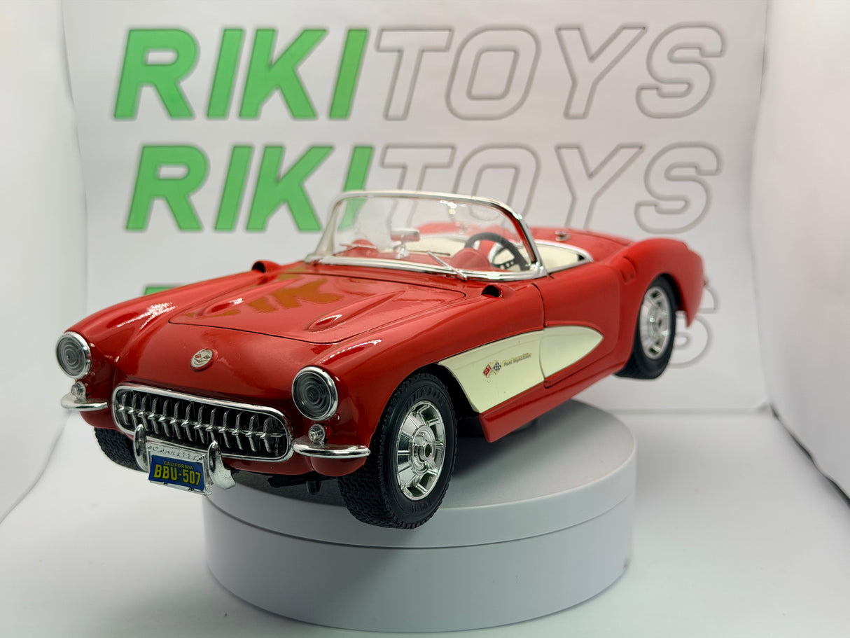 Chevrolet Corvette Burago 1/18 Rosso 1957