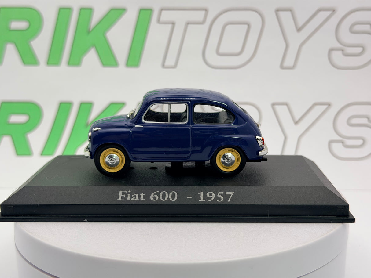 Fiat 600 1a serie Edicola 1/43 Blu 1955