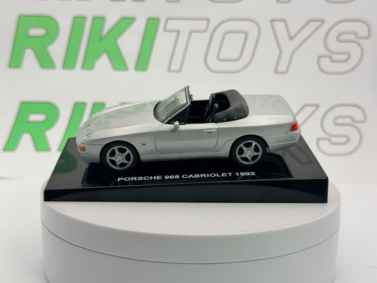 Porsche 968 Cabrio Edicola 1/43 Argento 1993