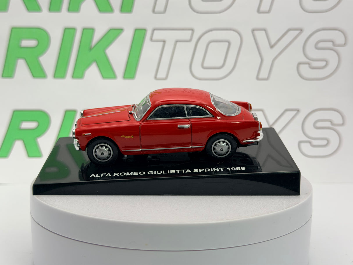 Alfa Romeo Giulietta Sprint Edicola 1/43 Rosso 1959