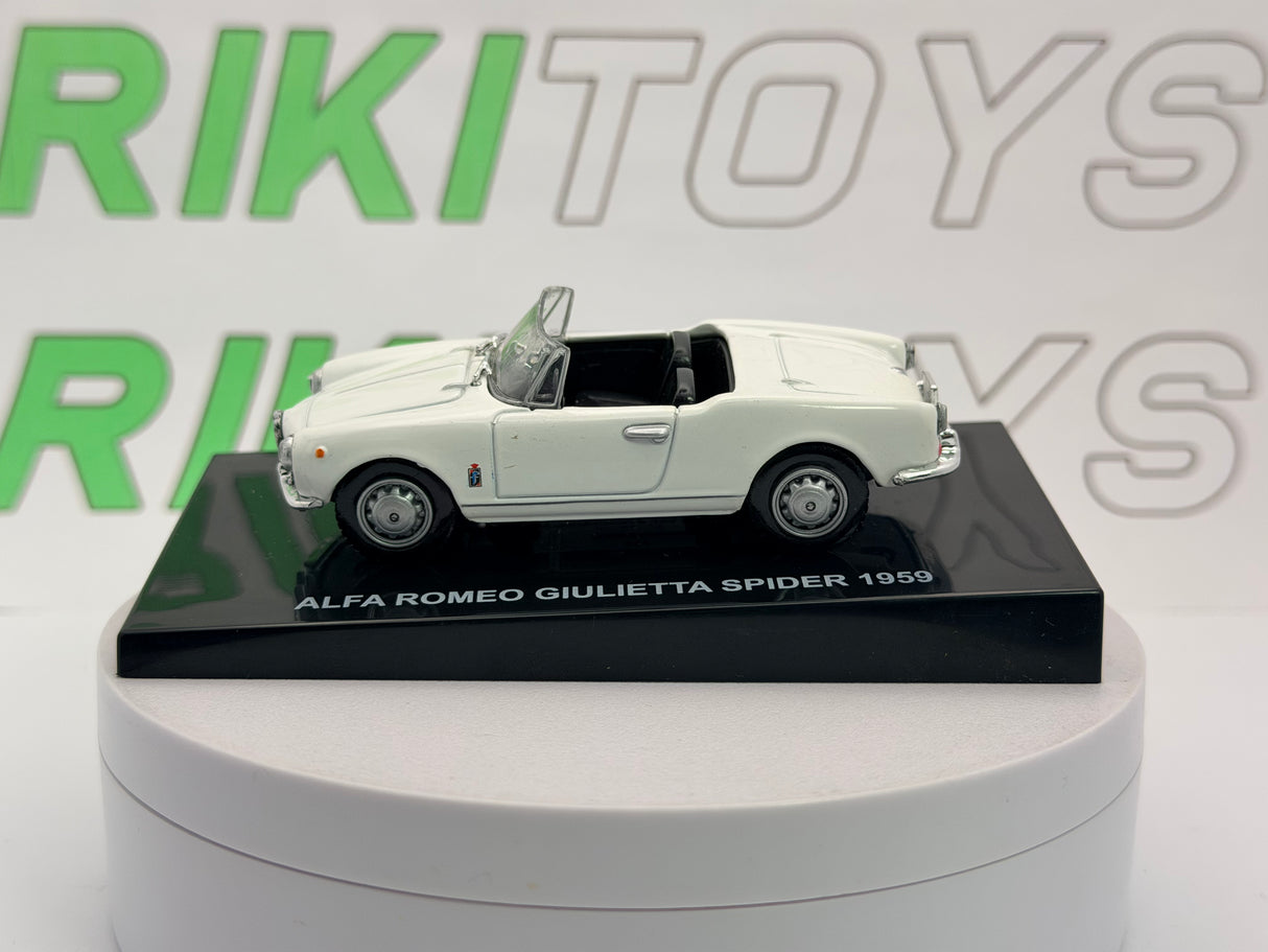 Alfa Romeo Giulietta Spider Edicola 1/43 Bianco 1959