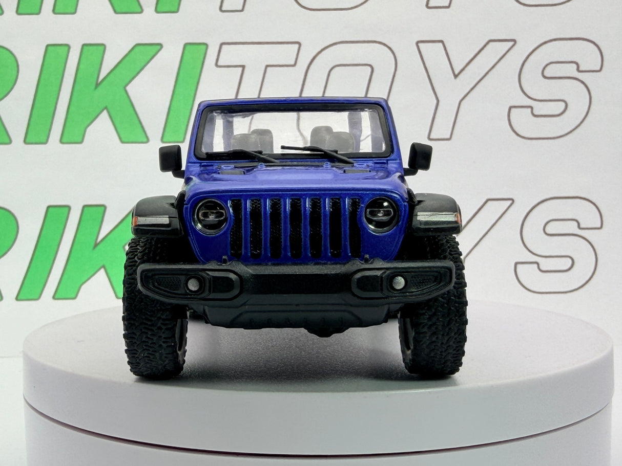 Jeep Wrangler Kinsmart 1/34 Blu metallizzato 2018