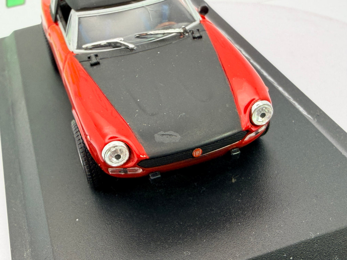 Fiat 124 Abarth Rally Norev 1/43 Rosso 1972