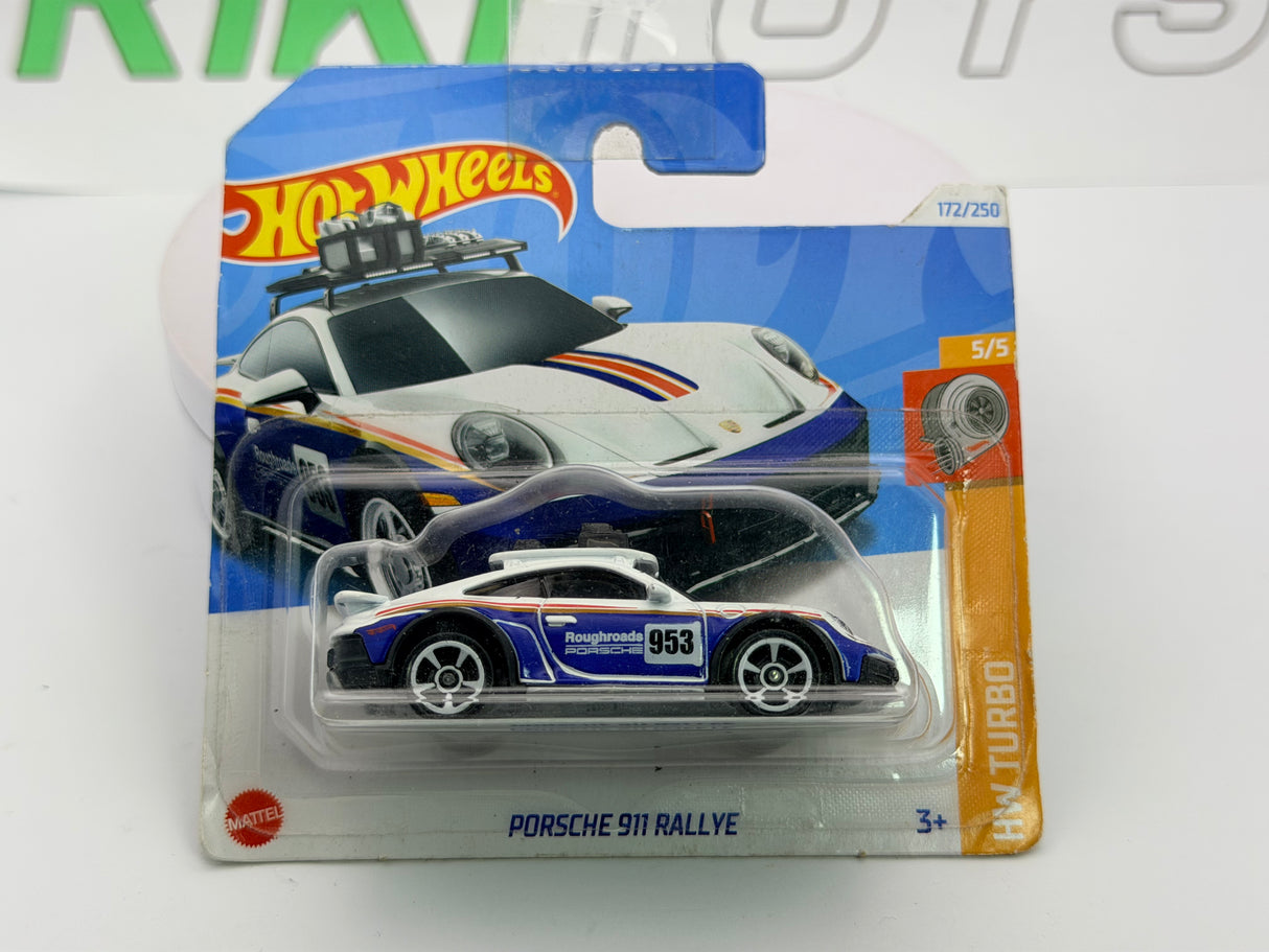 Porsche 911 Rally Hot Wheels 1/64 Bianco