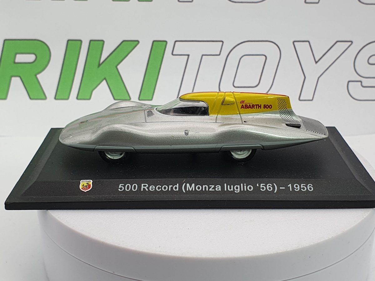 Abarth 500 Record MetroMo 1/43 Argento 1956 - RikiToys - MetroMo#
