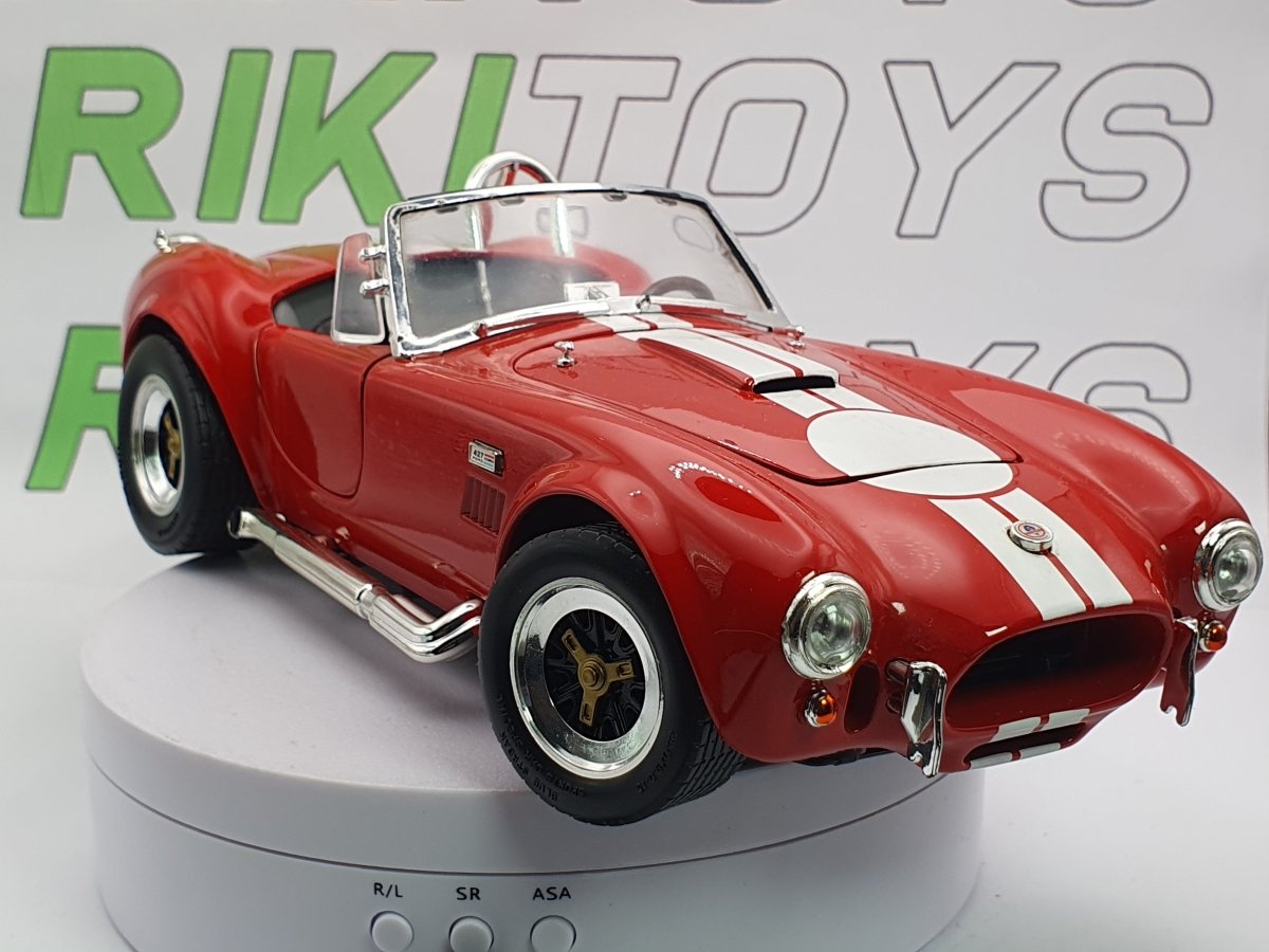 AC Shelby Cobra Road SIgnature 1/18 Rosso 1962 - RikiToys - Road SIgnature