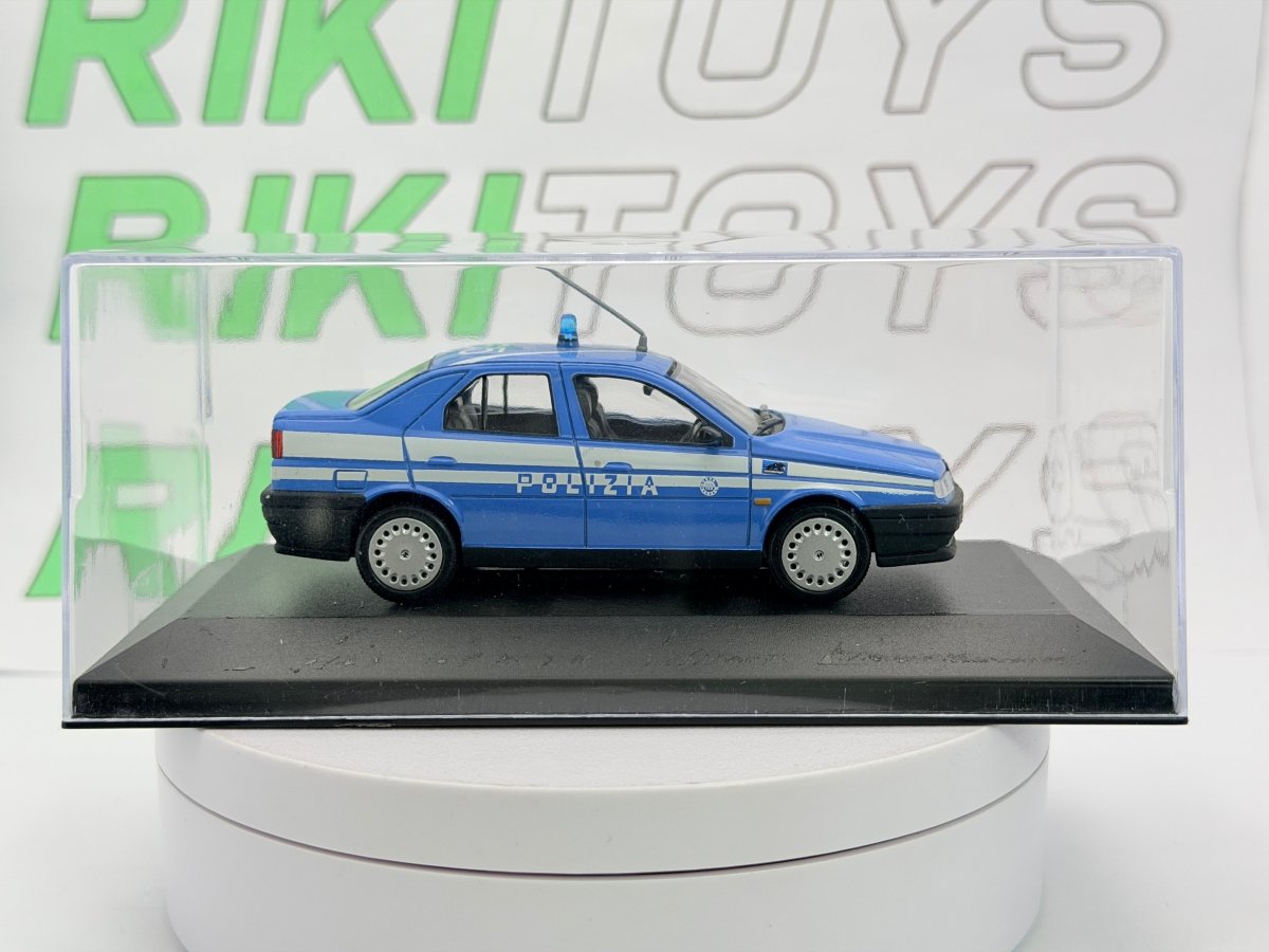 Alfa Romeo 155 Polizia Edicola 1/43 Azzurro 1993 - RikiToys - Edicola