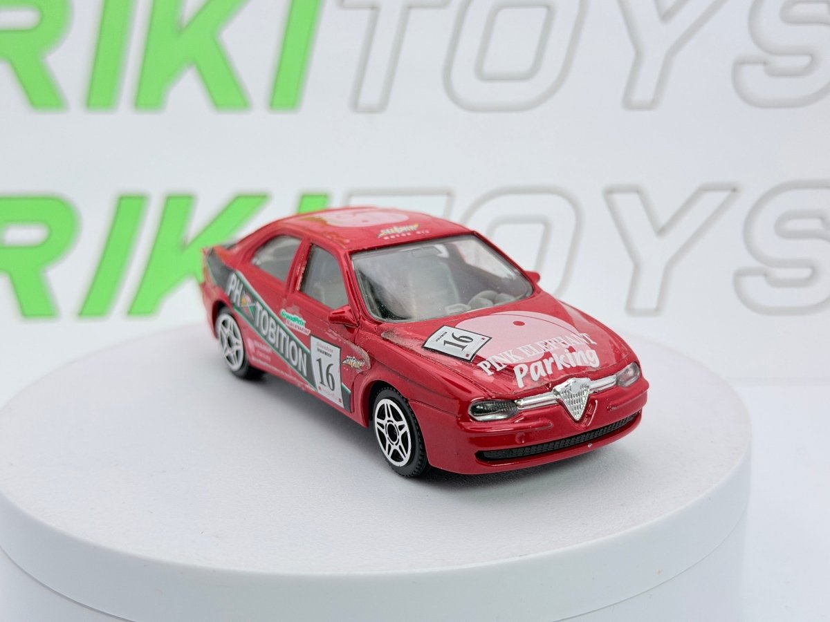 Alfa Romeo 156 Berlin Burago 1/43 Rosso 1997 - RikiToys - Burago