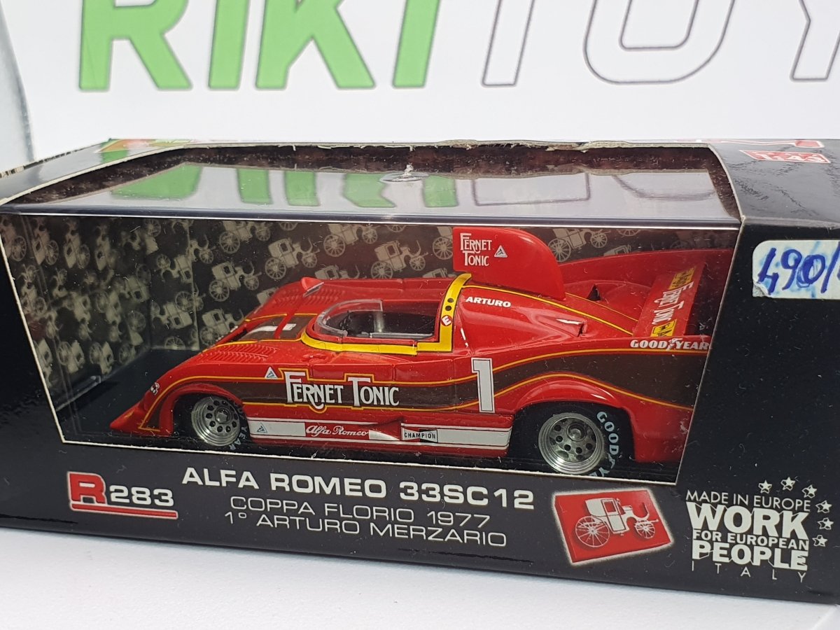 Alfa Romeo 33 SC 12 Brumm 1/43 Rosso 1977 - RikiToys - Brumm