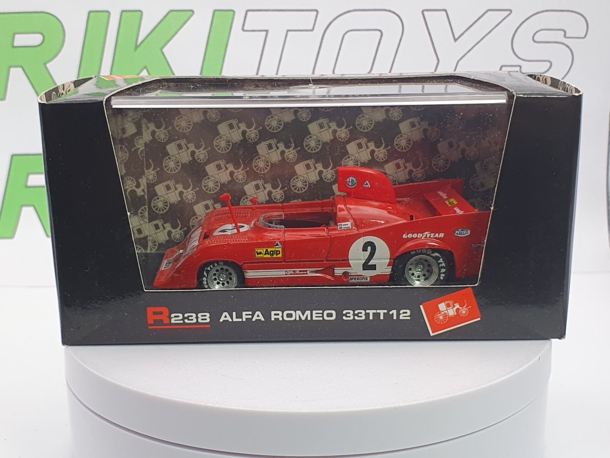 Alfa Romeo 33 TT 12 Brumm 1/43 Rosso 1975 - RikiToys - Brumm