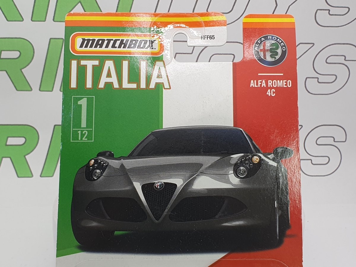 Alfa Romeo 4C Matchbox 1/60 Grigio met. 2013 - RikiToys - Matchbox