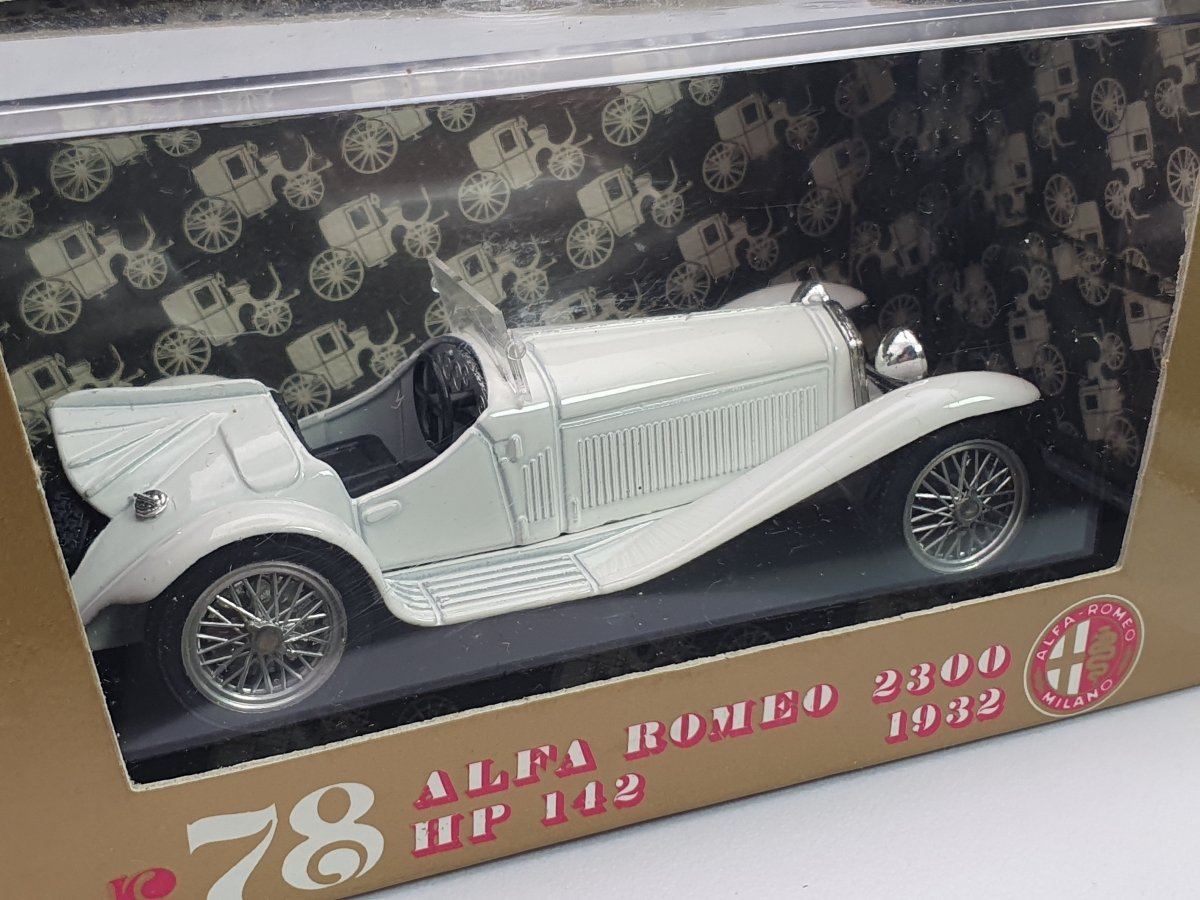 Alfa Romeo 6C 2300 Brumm 1/43 Bianco 1932 - RikiToys - Brumm