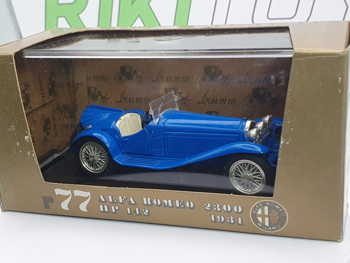Alfa Romeo 6C 2300 Brumm 1/43 Bluette 1932 - RikiToys - Brumm