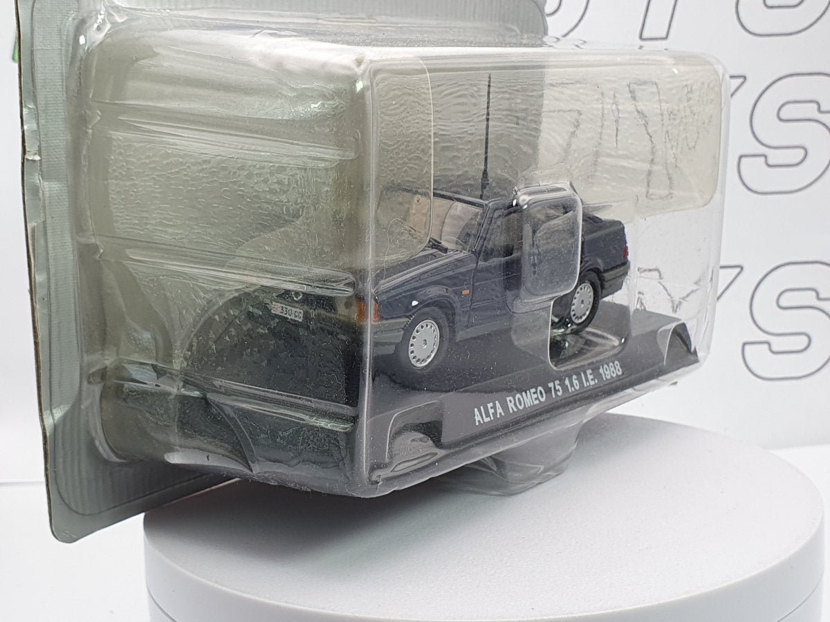 Alfa Romeo Alfa 75 1.6 ie Edicola 1/43 Blu - RikiToys - Edicola#