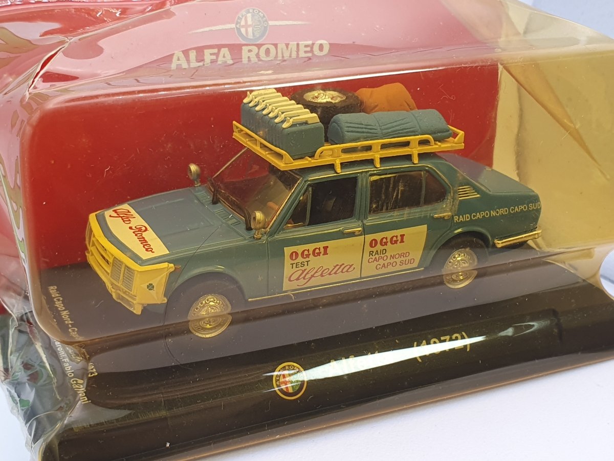 Alfa Romeo Alfetta Raid MetroMo 1/43 Azzurro 1972 - RikiToys - MetroMo