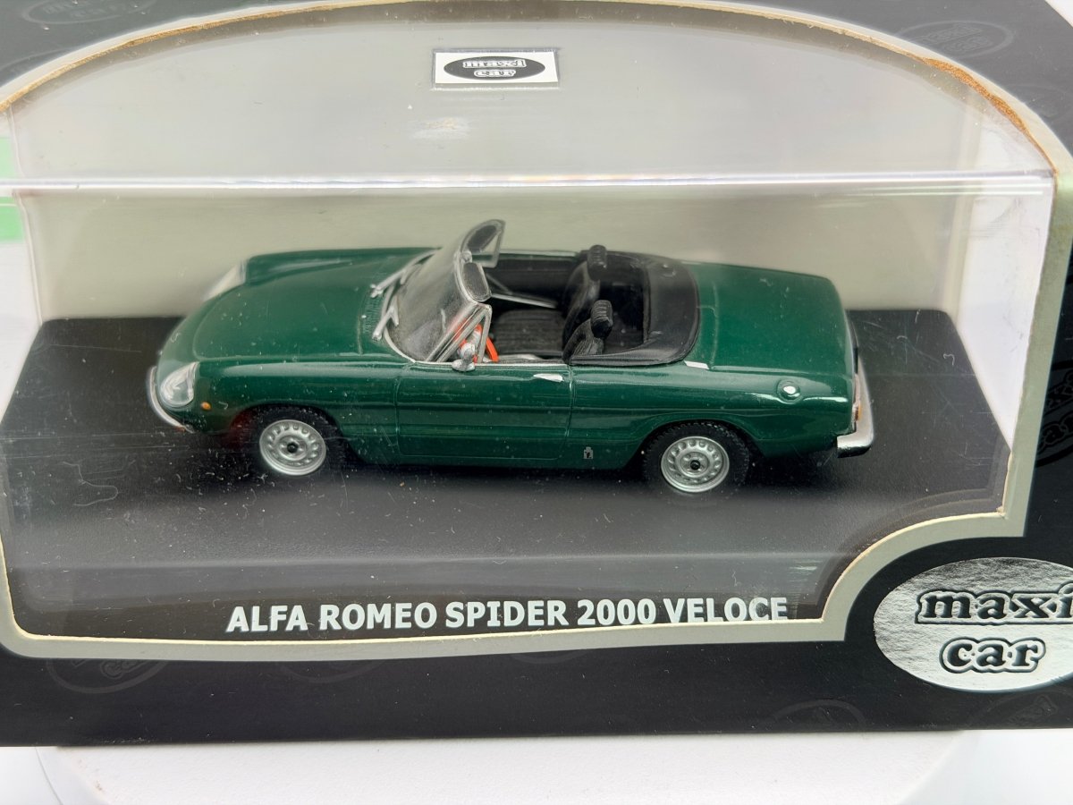 Alfa Romeo Duetto 2000 Coda Tronca Maxi Car 1/43 Verde 1972 - RikiToys - Maxi Car