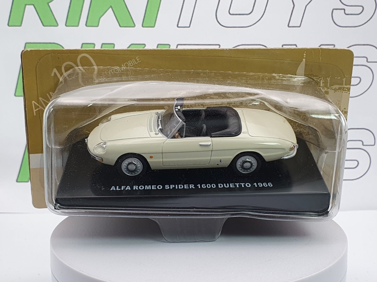 Alfa Romeo Duetto Osso Edicola 1/43 Bianco - RikiToys - Edicola#