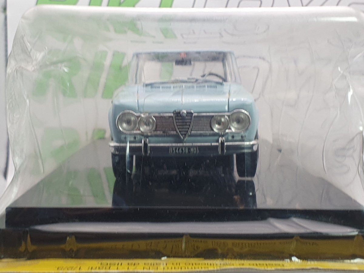 Alfa Romeo Giulia berlina Leo Models 1/24 Azzurro 1965 - RikiToys - Leo Models