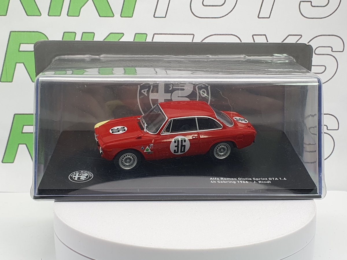 Alfa Romeo Giulia GTA Edicola 1/43 Rosso - RikiToys - Edicola#