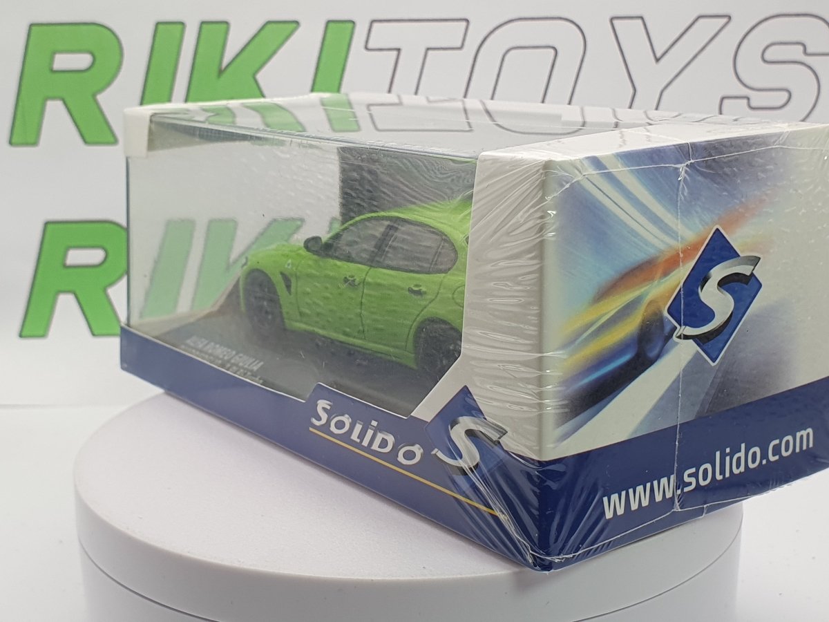 Alfa Romeo Giulia Quadrifoglio Solido 1/43 Verde - RikiToys - Solido#