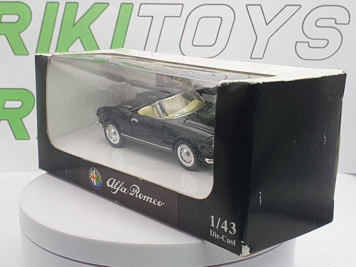 Alfa Romeo Giulia Spider 1600 New Ray 1/43 Nero 1962 - RikiToys - New Ray#