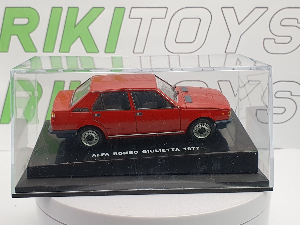 Alfa Romeo Giulietta Edicola 1/43 Rosso 1977 - RikiToys - Edicola#