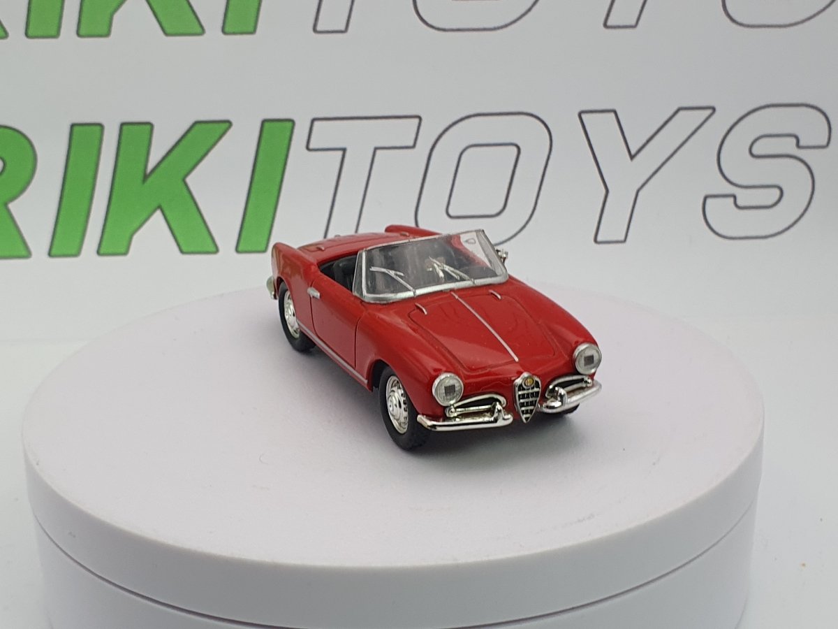 Alfa Romeo Giulietta Spider Del Prado 1/43 Rosso 1958 - RikiToys - Del Prado