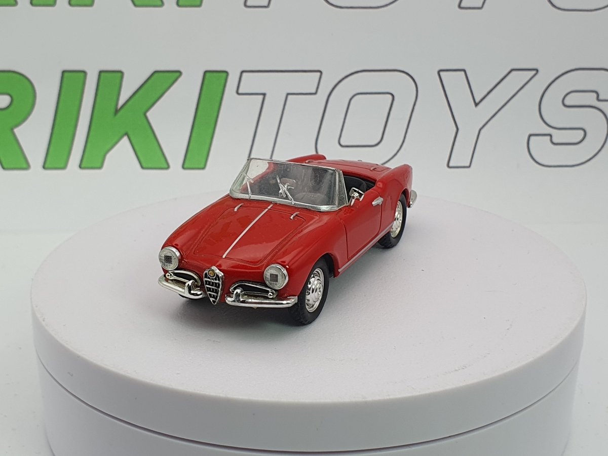 Alfa Romeo Giulietta Spider Del Prado 1/43 Rosso 1958 - RikiToys - Del Prado