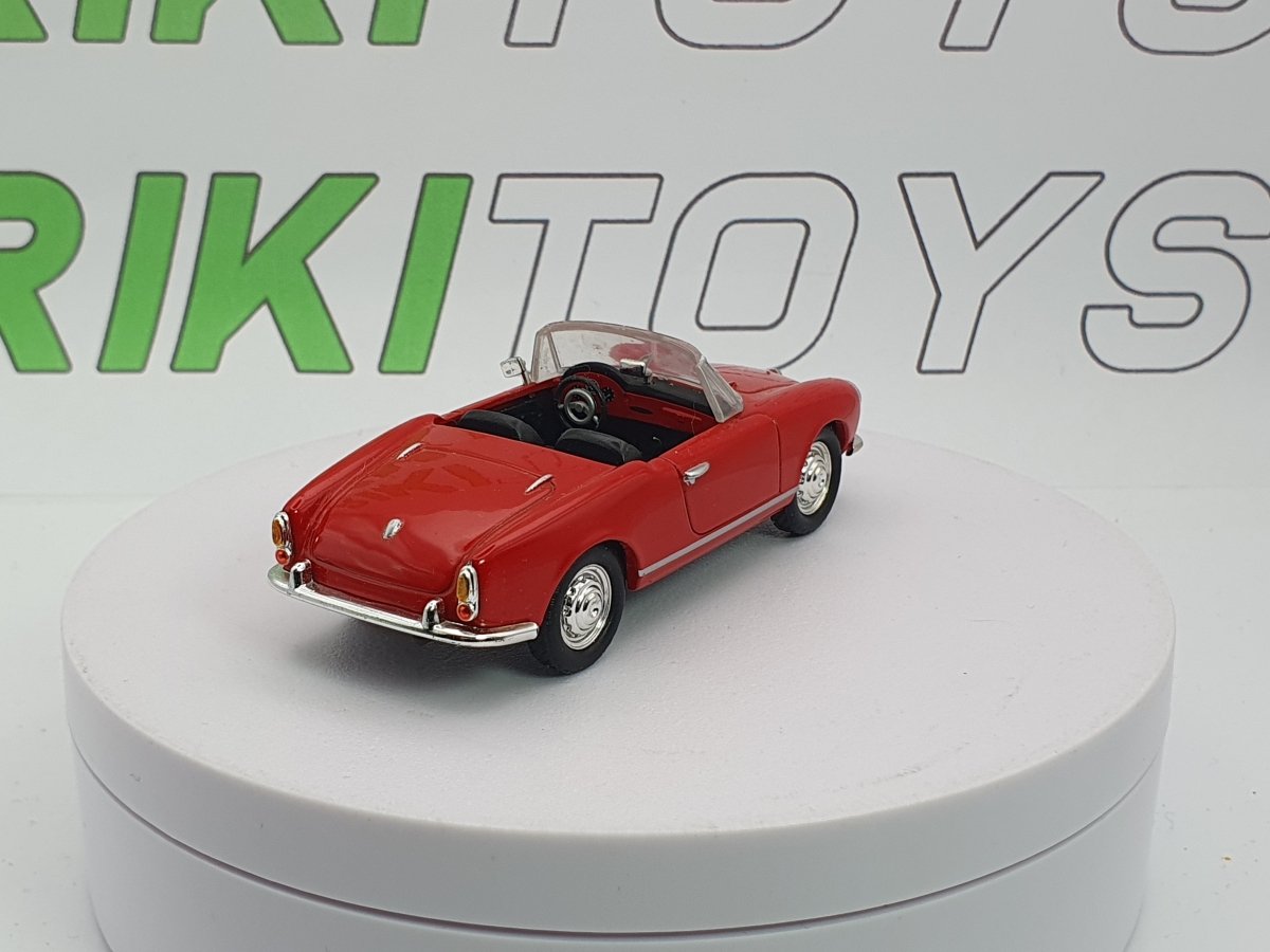 Alfa Romeo Giulietta Spider Del Prado 1/43 Rosso 1958 - RikiToys - Del Prado