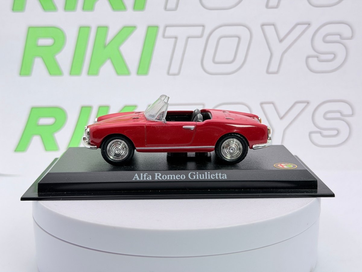 Alfa Romeo Giulietta Spider Del Prado 1/43 Rosso 1959 - RikiToys - Del Prado