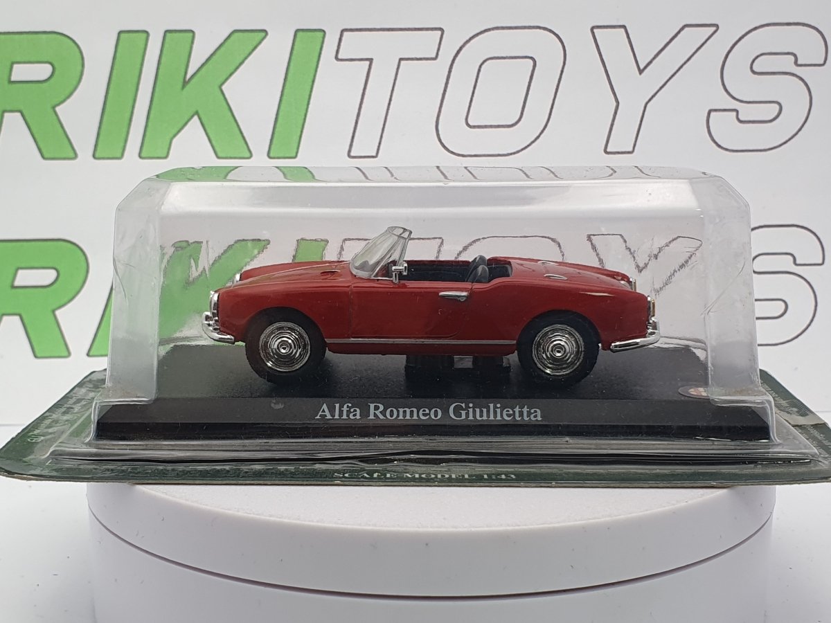 Alfa Romeo Giulietta Spider Edicola 1/43 Rosso 1957 - RikiToys - Edicola