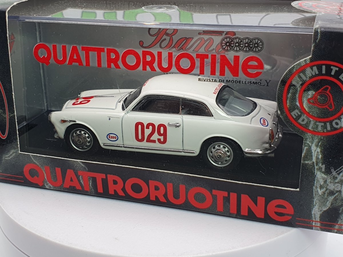 Alfa Romeo Giulietta Sprint Bang 1/43 Bianco - RikiToys - Bang