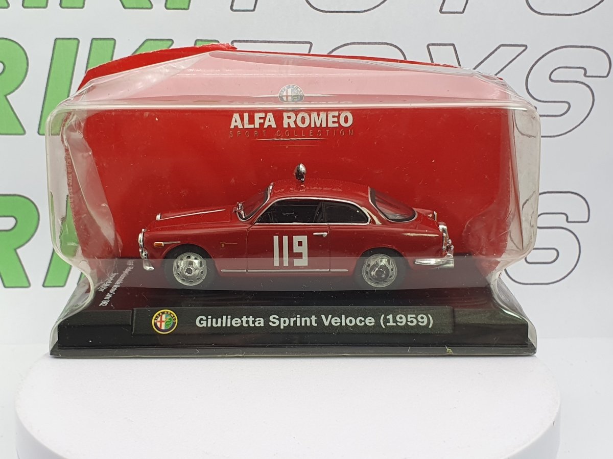 Alfa Romeo Giulietta Sprint Veloce MetroMo 1/43 Rosso 1959 - RikiToys - MetroMo