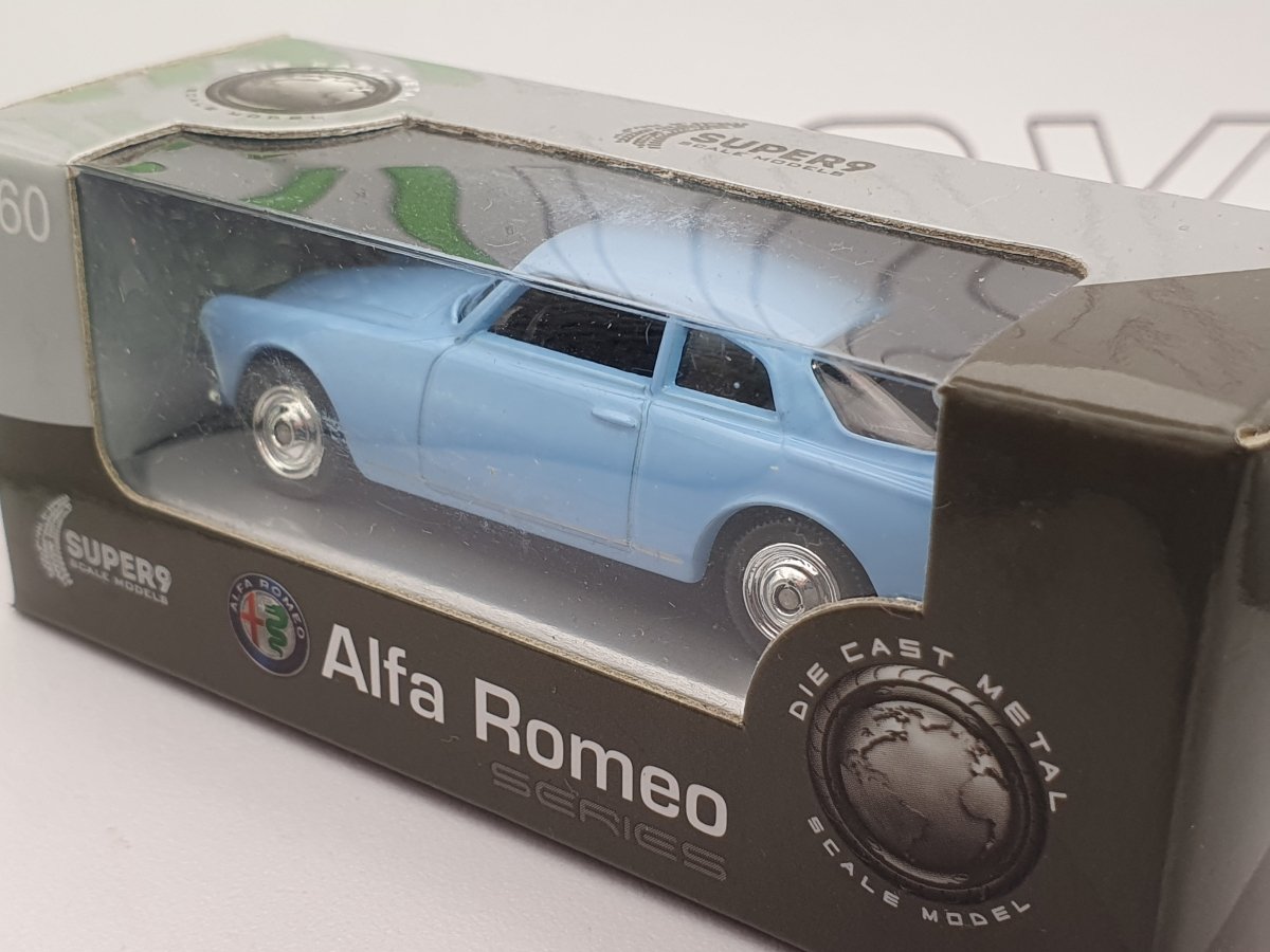 Alfa Romeo Giulietta Sprint Welly 1/53 Azzurro 1958 - RikiToys - Welly