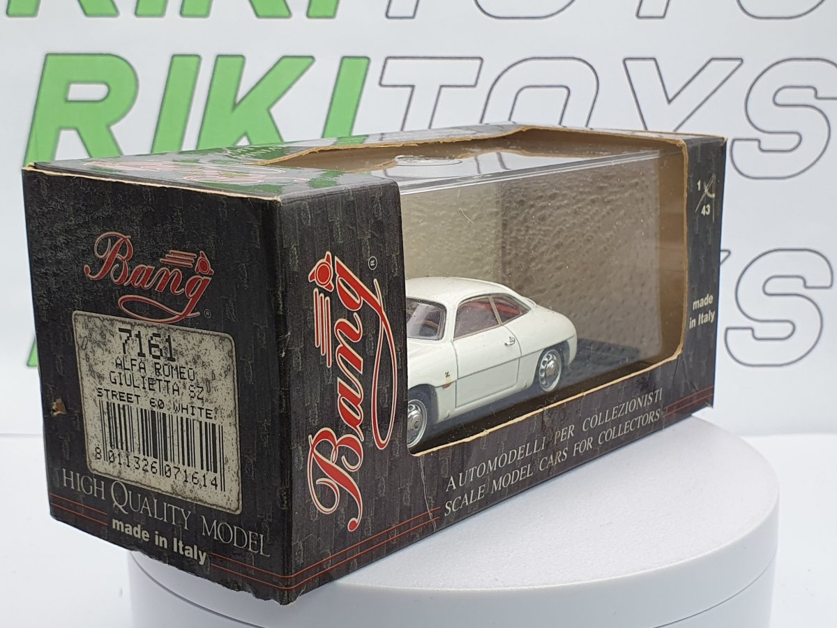 Alfa Romeo Giulietta SZ Bang 1/43 Bianco - RikiToys - Bang#