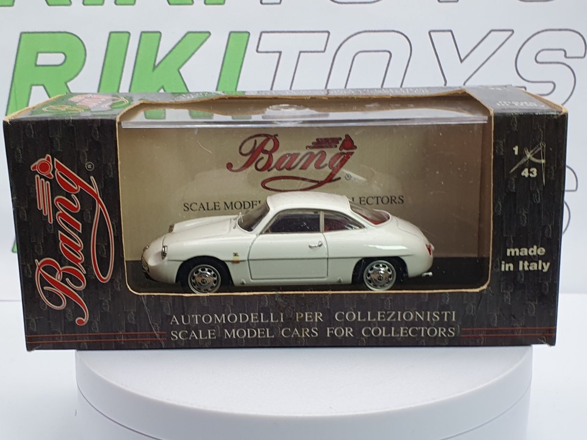 Alfa Romeo Giulietta SZ Bang 1/43 Bianco - RikiToys - Bang#