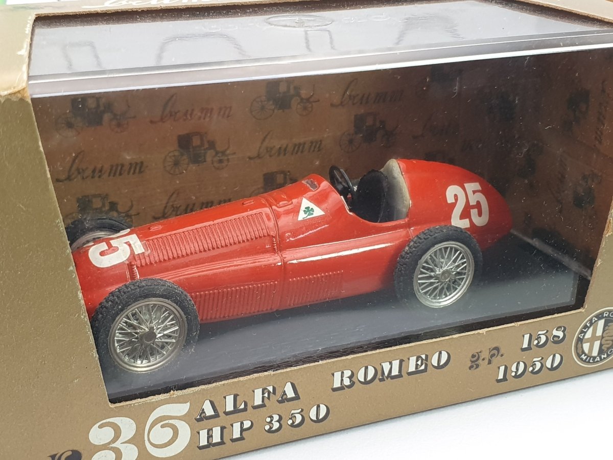 Alfa Romeo GP 158 Brumm 1/43 Rosso 1950 - RikiToys - Brumm