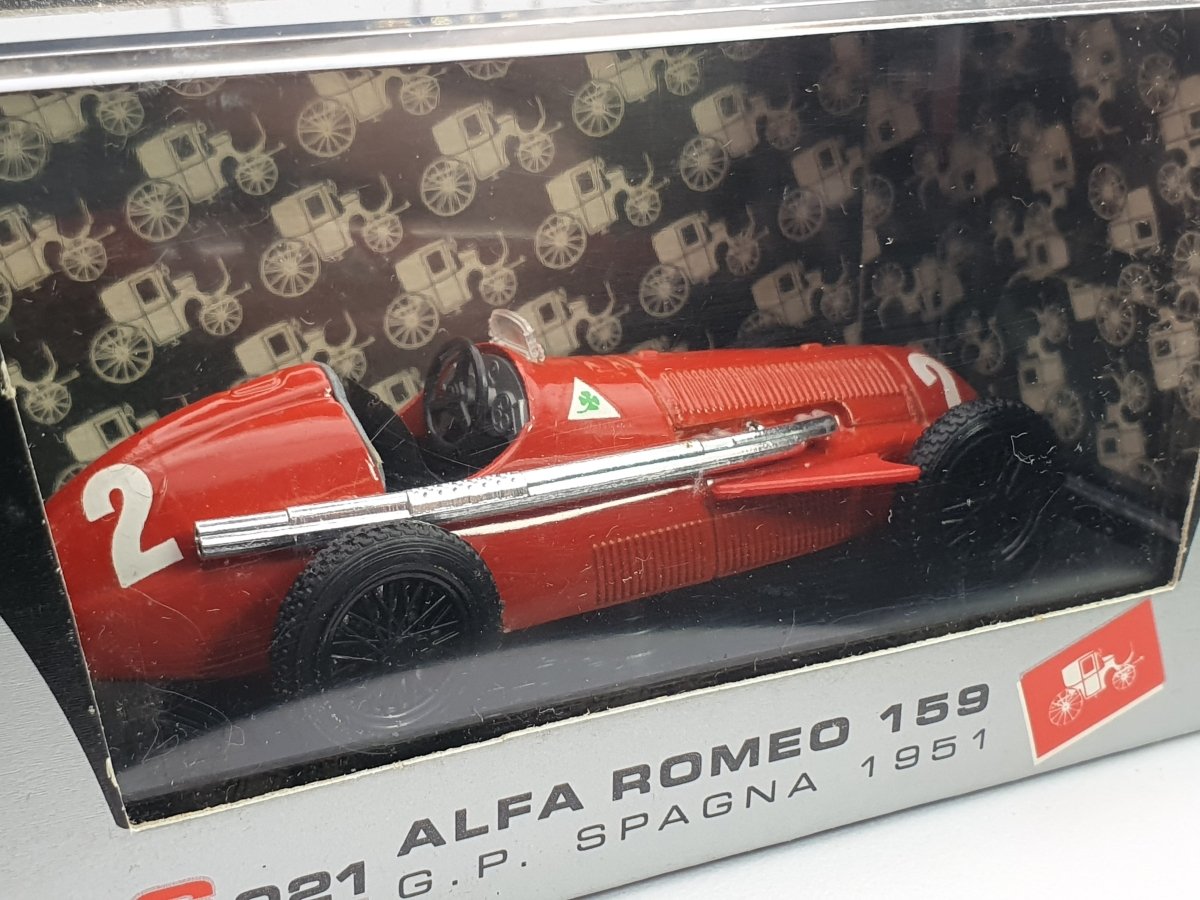 Alfa Romeo GP 159 Brumm 1/43 Rosso 1951 - RikiToys - Brumm