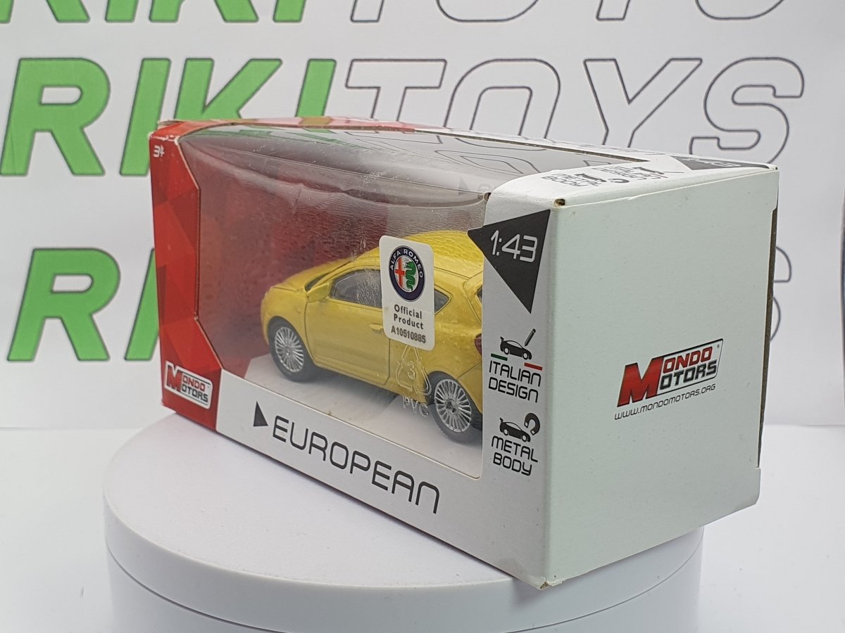 Alfa Romeo Mito Mondo Motors 1/43 Giallo - RikiToys - Mondo Motors#