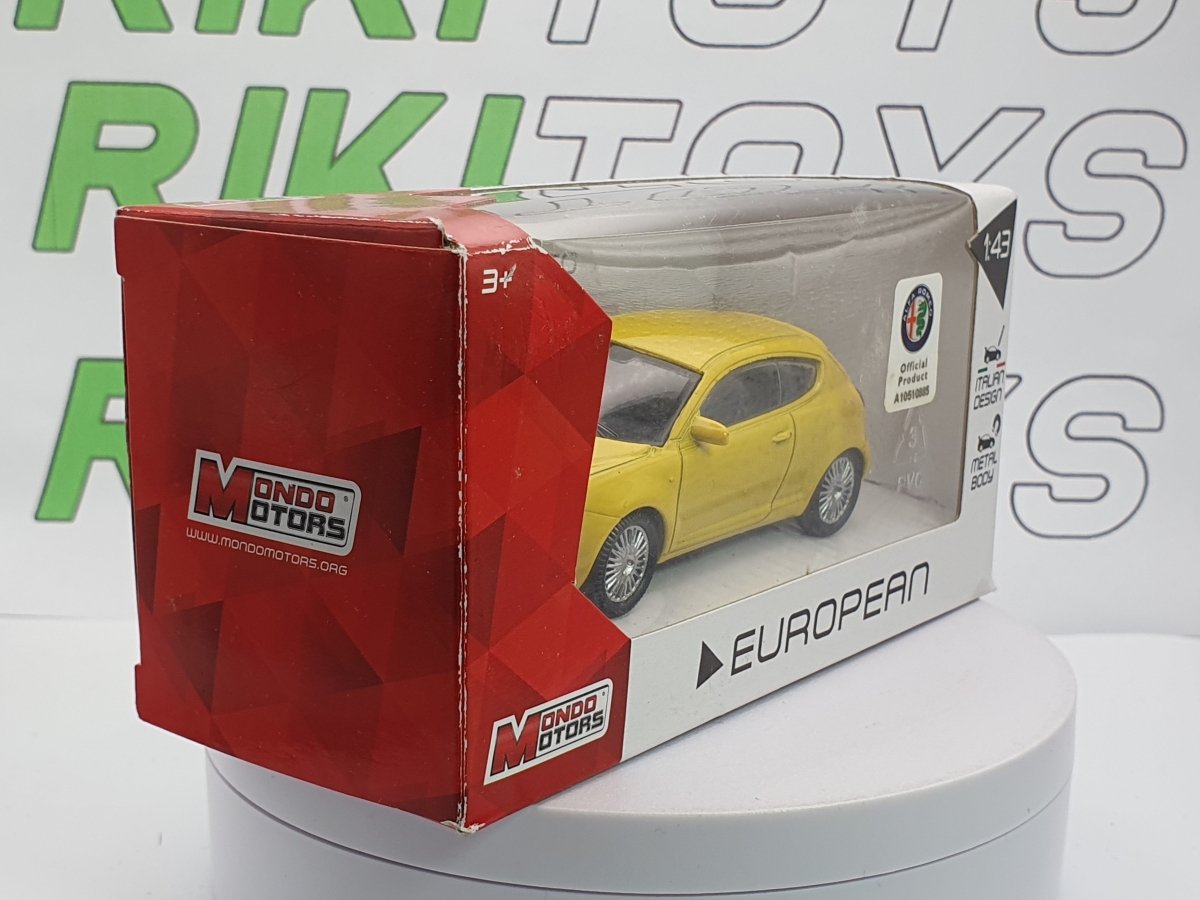 Alfa Romeo Mito Mondo Motors 1/43 Giallo - RikiToys - Mondo Motors#