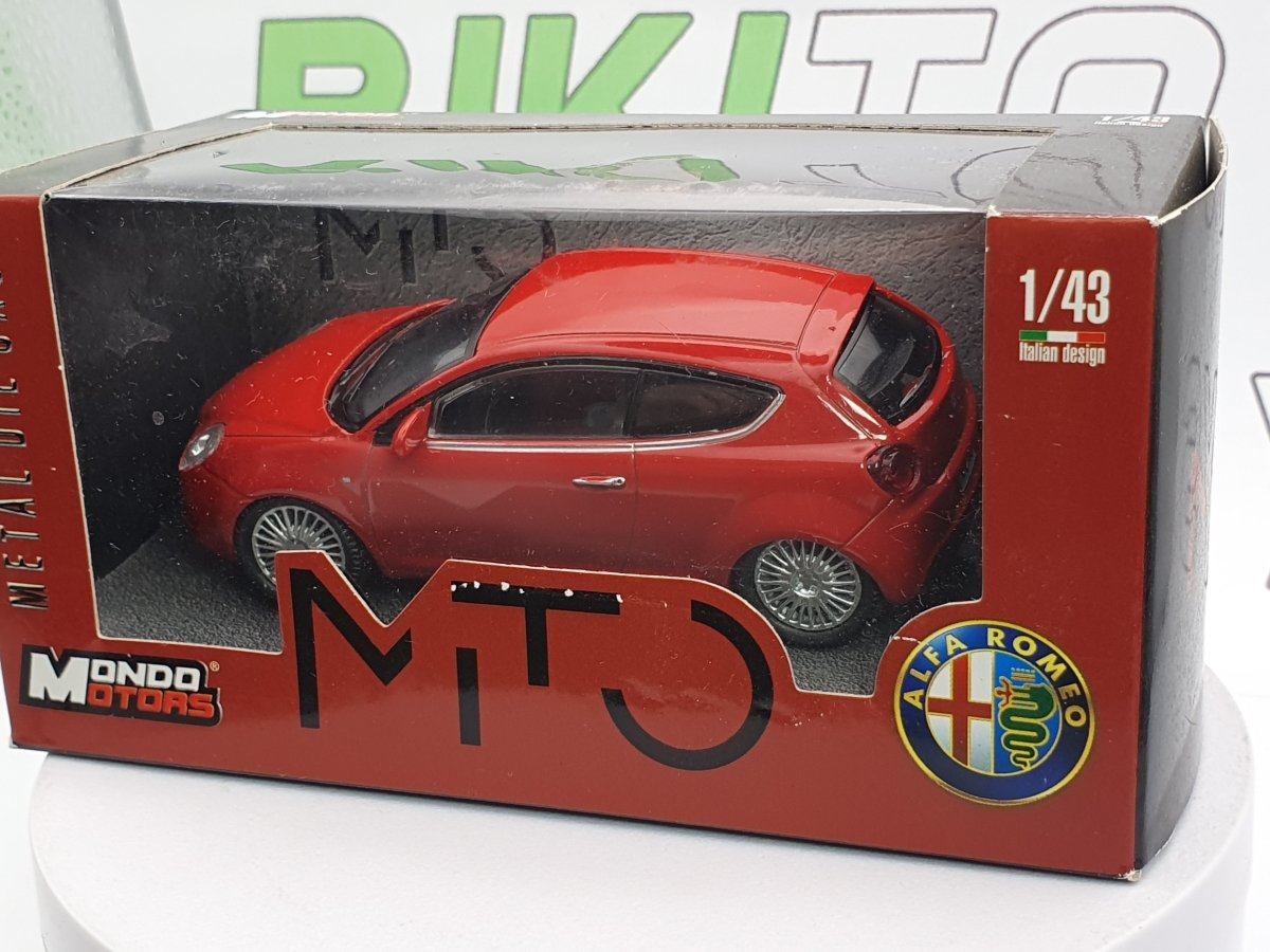 Alfa Romeo Mito MondoMotors 1/43 Rosso 2008 - RikiToys - MondoMotors