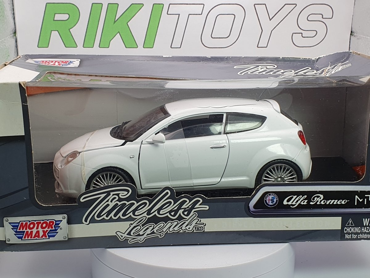 Alfa Romeo Mito Motor Max 1/24 Bianco - RikiToys - Motor Max#