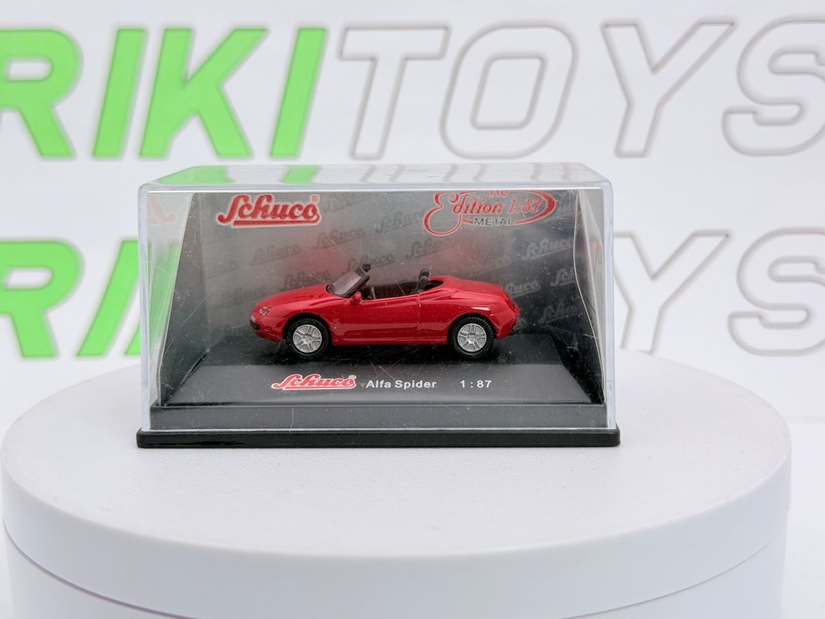 Alfa Romeo Spider 916 Schuco 1/87 Rosso 1996 - RikiToys - Schuco