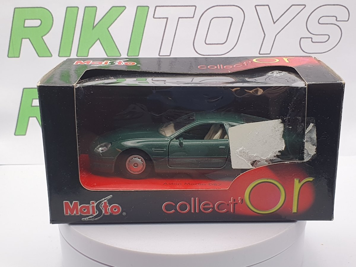 Aston Martin DB 7 Maisto 1/40 Verde - RikiToys - Maisto