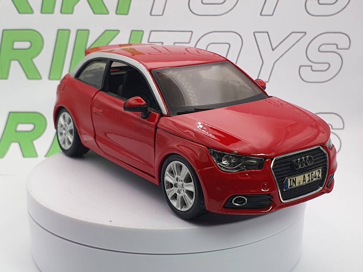 Audi A1 Burago 1/24 Rosso 2010 - RikiToys - Burago