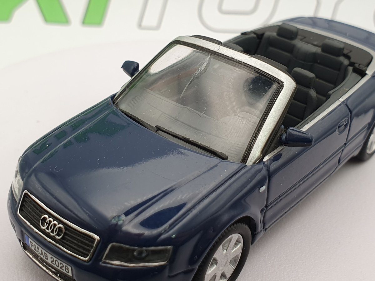 Audi A4 Cabrio Edison 1/43 Blu 2003 - RikiToys - Edison