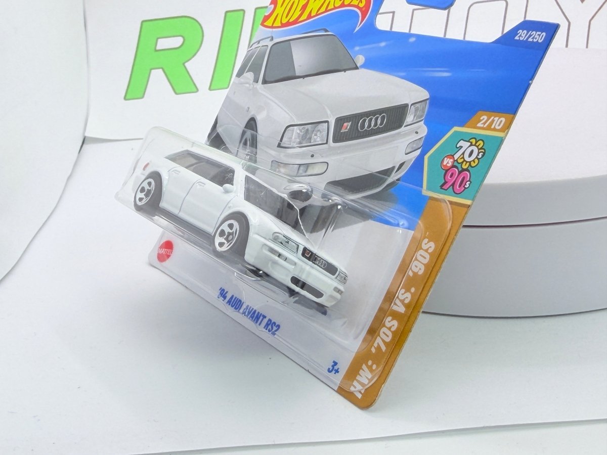 Audi Avant RS2 Hot Wheels 1/60 Bianco 1994 - RikiToys - Hot Wheels#